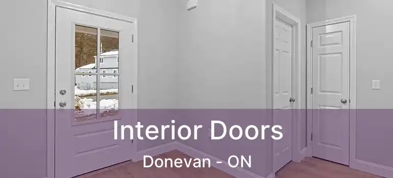  Interior Doors Donevan - ON