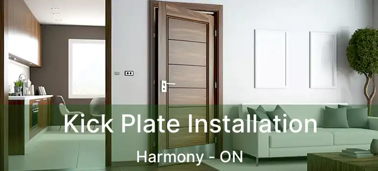  Kick Plate Installation Harmony - ON