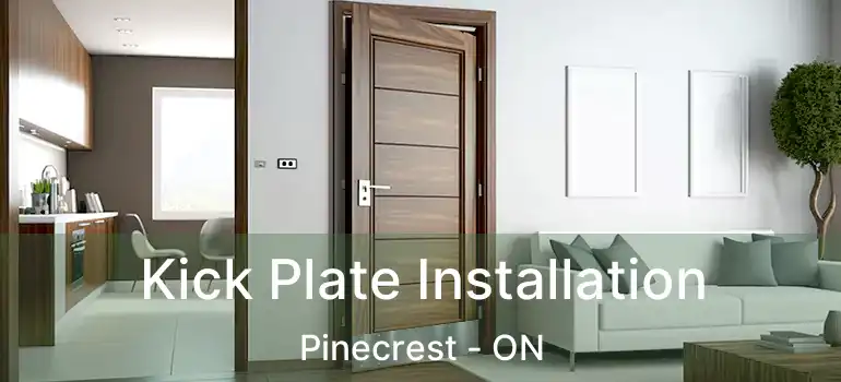  Kick Plate Installation Pinecrest - ON