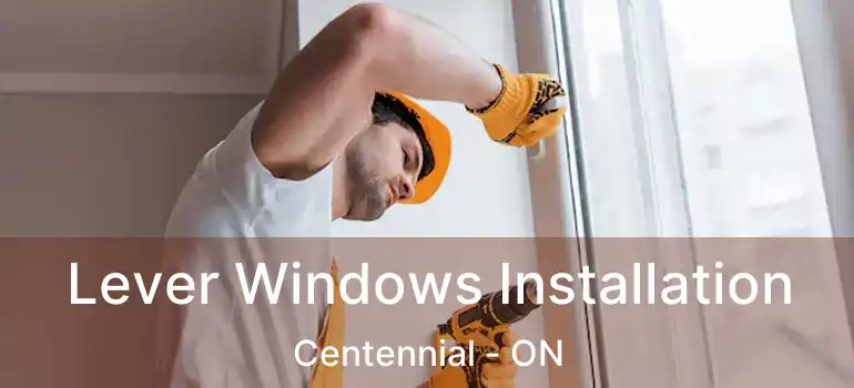  Lever Windows Installation Centennial - ON