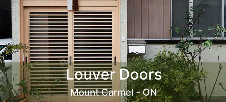  Louver Doors Mount Carmel - ON