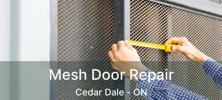  Mesh Door Repair Cedar Dale - ON