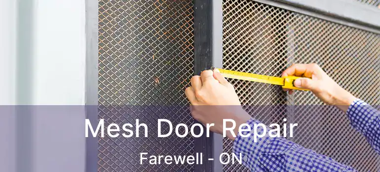  Mesh Door Repair Farewell - ON