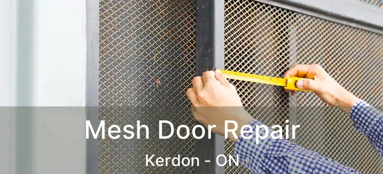  Mesh Door Repair Kerdon - ON