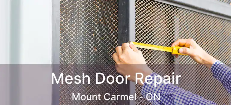  Mesh Door Repair Mount Carmel - ON