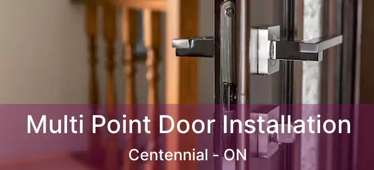  Multi Point Door Installation Centennial - ON