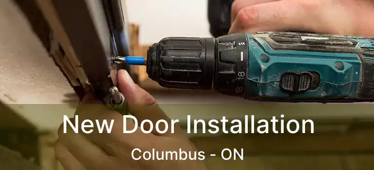  New Door Installation Columbus - ON