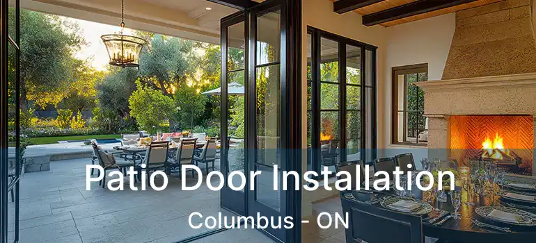  Patio Door Installation Columbus - ON