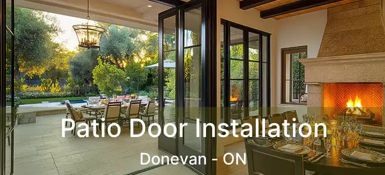  Patio Door Installation Donevan - ON