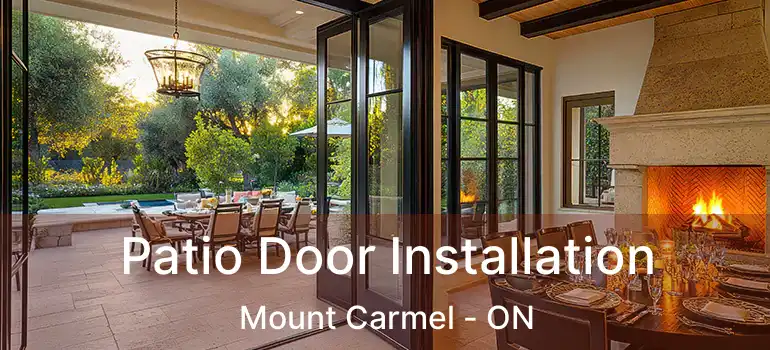  Patio Door Installation Mount Carmel - ON