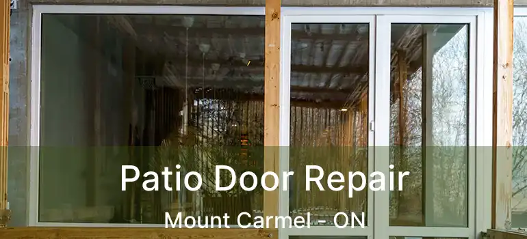  Patio Door Repair Mount Carmel - ON