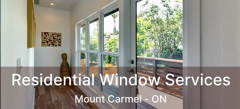  Residential Window Services Mount Carmel - ON