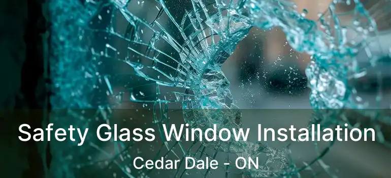  Safety Glass Window Installation Cedar Dale - ON