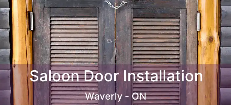  Saloon Door Installation Waverly - ON