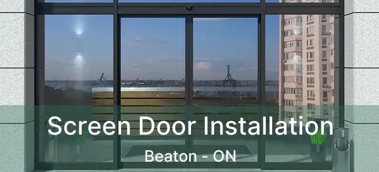  Screen Door Installation Beaton - ON