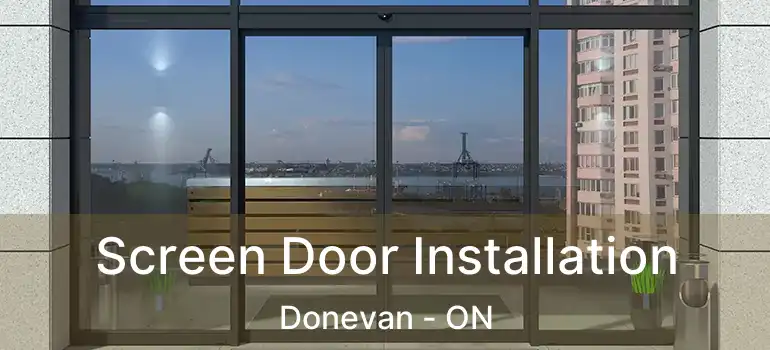  Screen Door Installation Donevan - ON