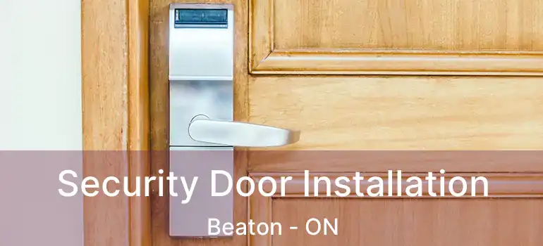  Security Door Installation Beaton - ON