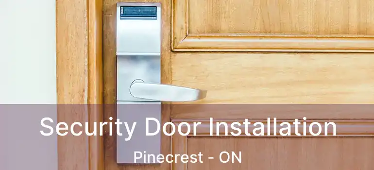  Security Door Installation Pinecrest - ON