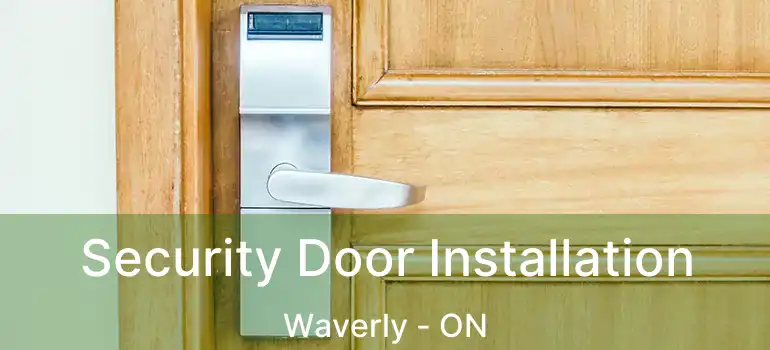  Security Door Installation Waverly - ON