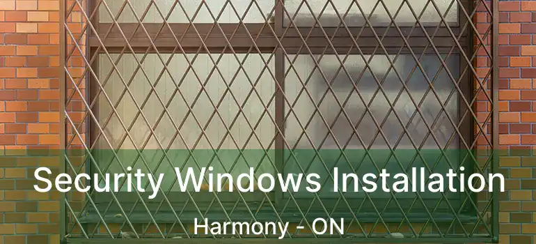  Security Windows Installation Harmony - ON