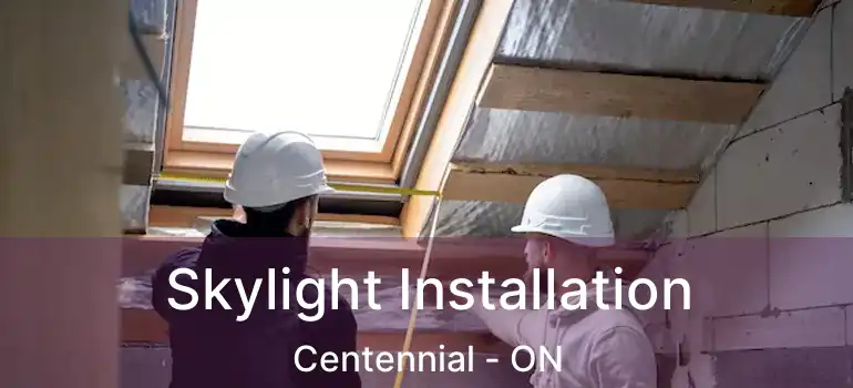  Skylight Installation Centennial - ON