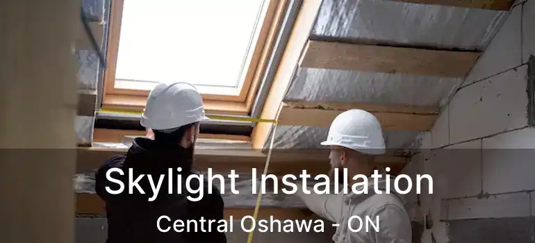  Skylight Installation Central Oshawa - ON