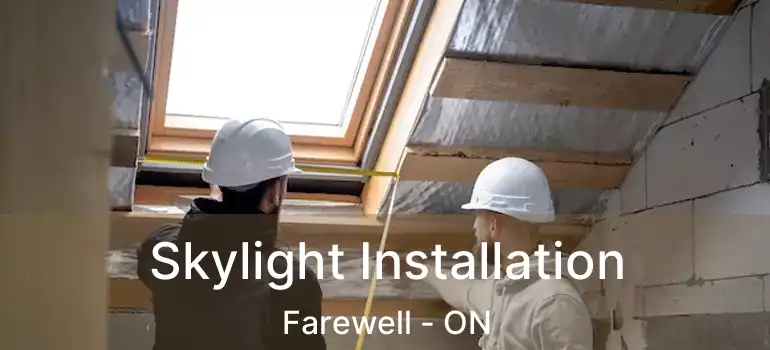  Skylight Installation Farewell - ON