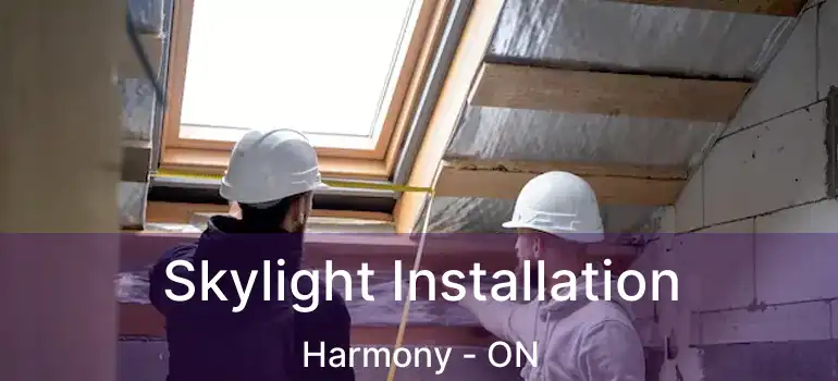  Skylight Installation Harmony - ON