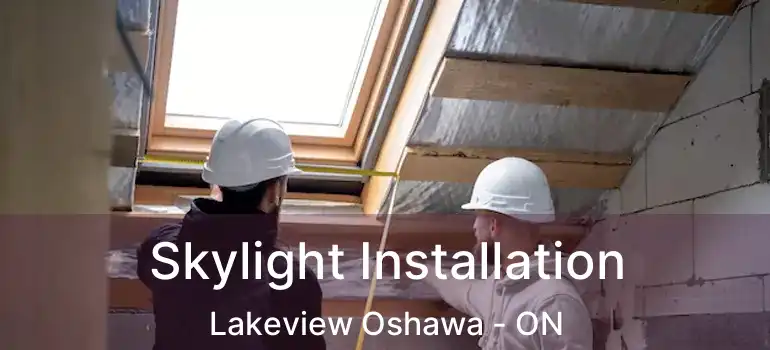  Skylight Installation Lakeview Oshawa - ON