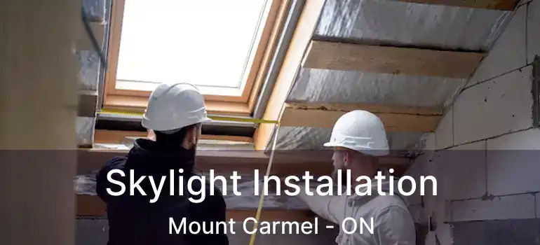  Skylight Installation Mount Carmel - ON