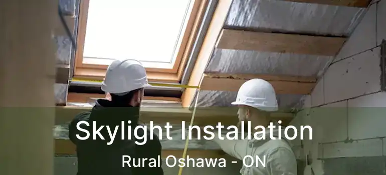  Skylight Installation Rural Oshawa - ON