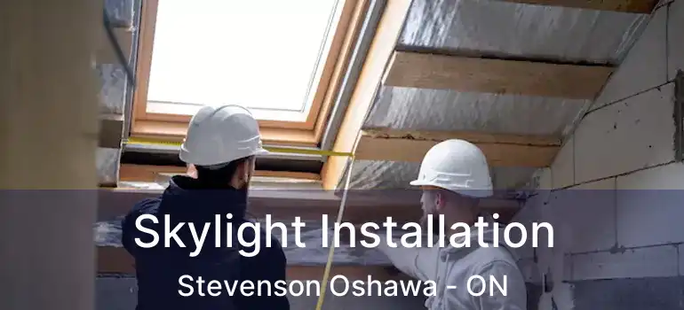  Skylight Installation Stevenson Oshawa - ON