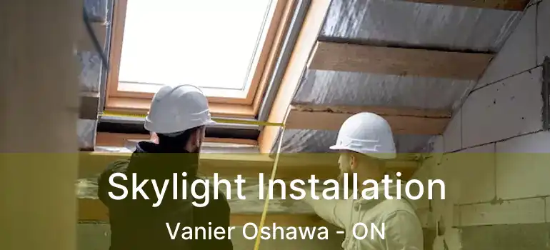  Skylight Installation Vanier Oshawa - ON