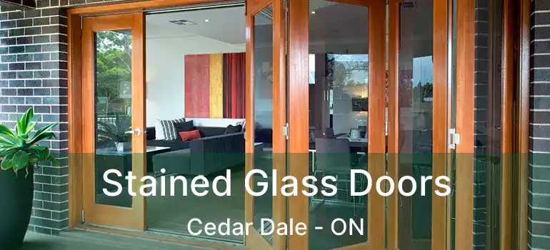  Stained Glass Doors Cedar Dale - ON