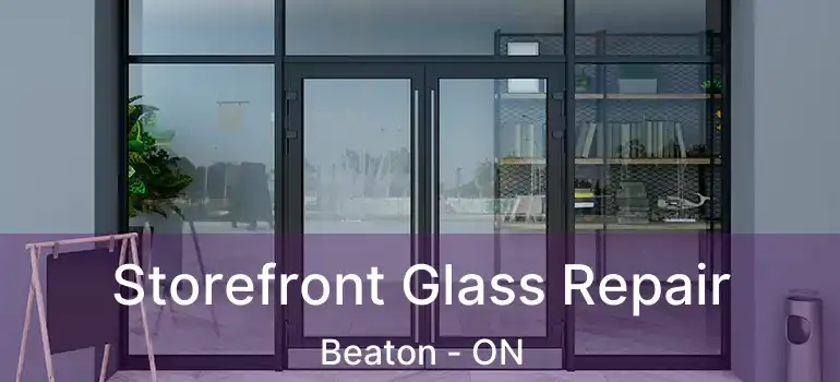  Storefront Glass Repair Beaton - ON