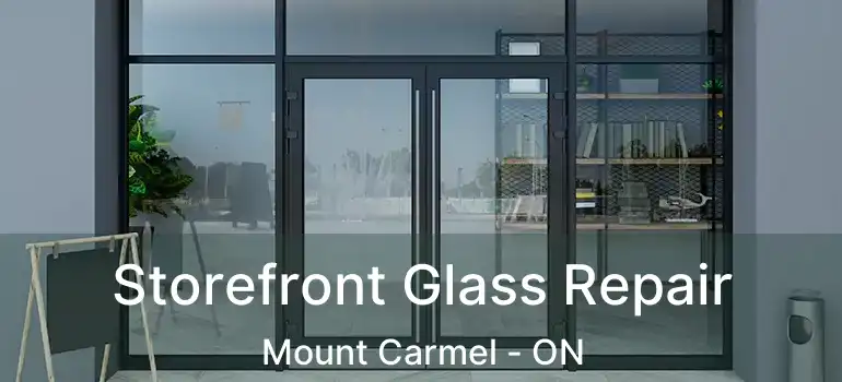  Storefront Glass Repair Mount Carmel - ON