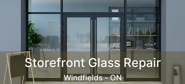  Storefront Glass Repair Windfields - ON