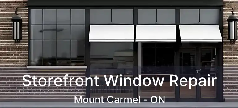  Storefront Window Repair Mount Carmel - ON