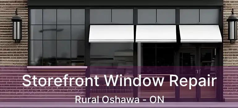  Storefront Window Repair Rural Oshawa - ON