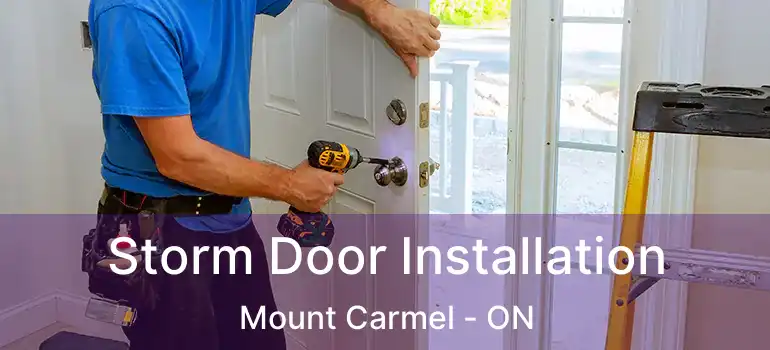  Storm Door Installation Mount Carmel - ON