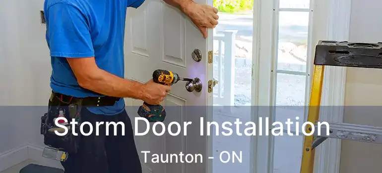  Storm Door Installation Taunton - ON