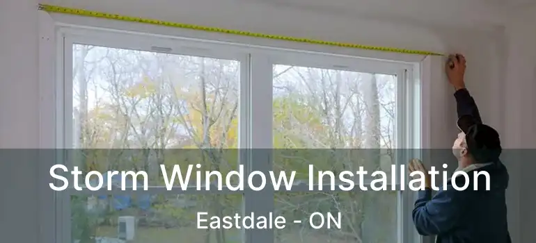  Storm Window Installation Eastdale - ON