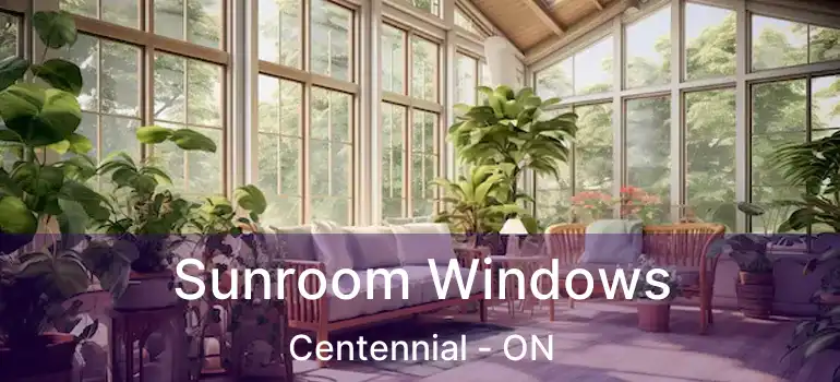  Sunroom Windows Centennial - ON