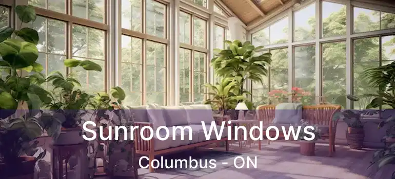  Sunroom Windows Columbus - ON