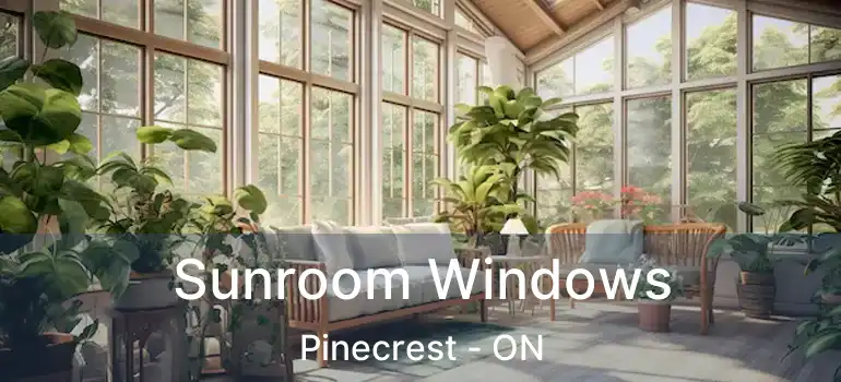  Sunroom Windows Pinecrest - ON