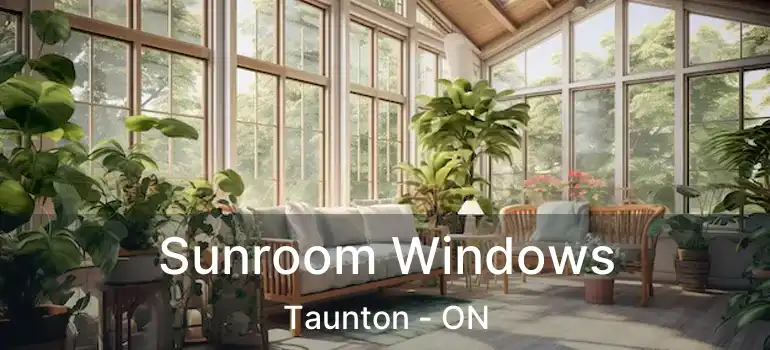  Sunroom Windows Taunton - ON