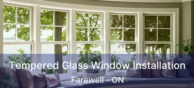  Tempered Glass Window Installation Farewell - ON