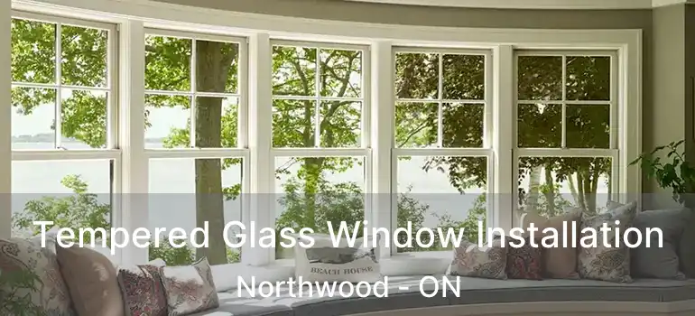  Tempered Glass Window Installation Northwood - ON