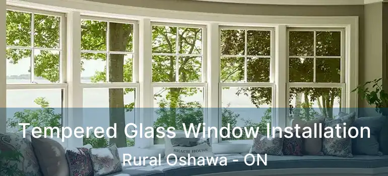  Tempered Glass Window Installation Rural Oshawa - ON