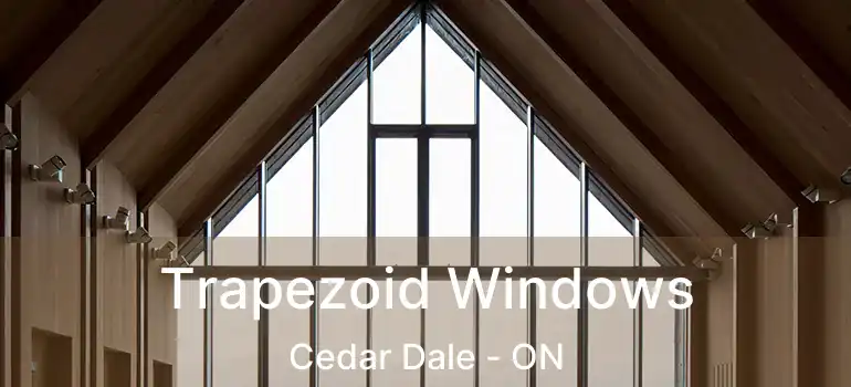  Trapezoid Windows Cedar Dale - ON